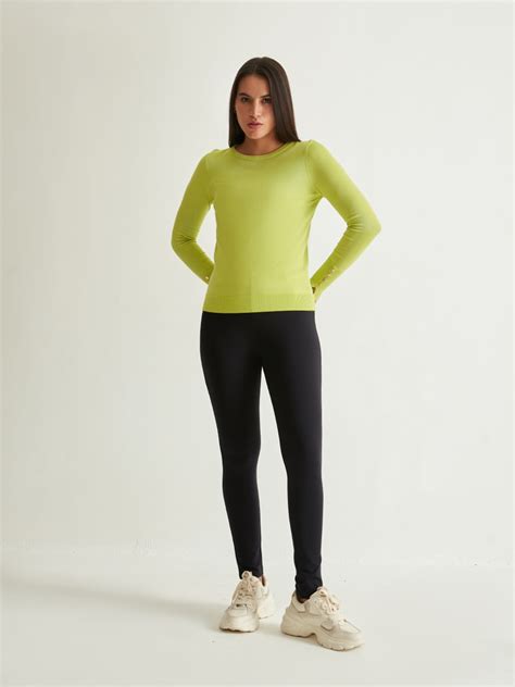 Lime Basic Pullover