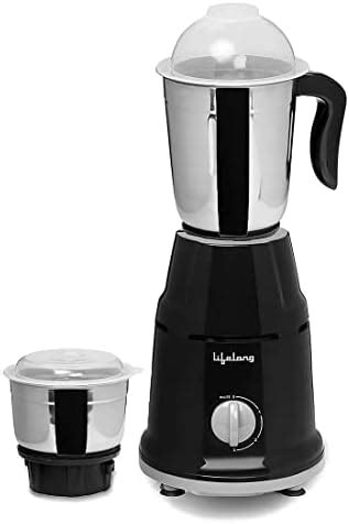 Buy Lifelong Mixer Grinder for Kitchen - 2 Jars 500 Watt - Mixie with ...