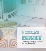 Image result for Custom Glass Furniture