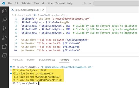 PowerShell Script Get List of Files and File Size in a Directory 的图像结果
