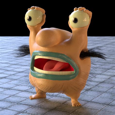 ArtStation - Krumm from "Ahh! Real Monsters"
