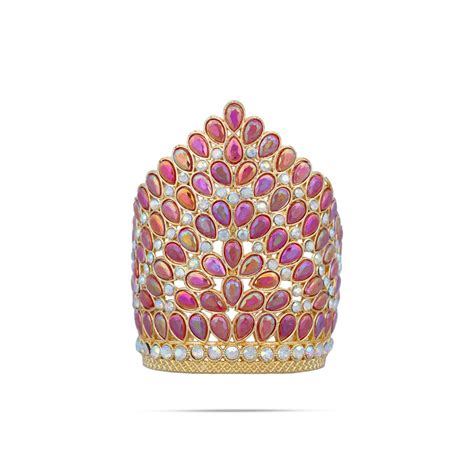 Giri - Stone Mukut | Stone Kireedam | Deity Jewellery