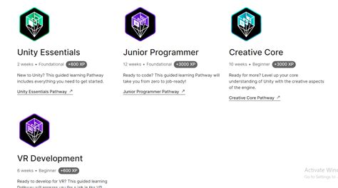 Unity Learning Pathways 的图像结果