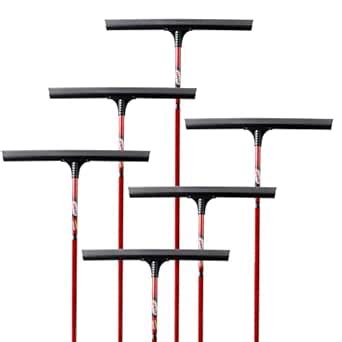 Libman Commercial 515 Soft Rubber Squeegee with Handle, 24" (Pack of 6 ...