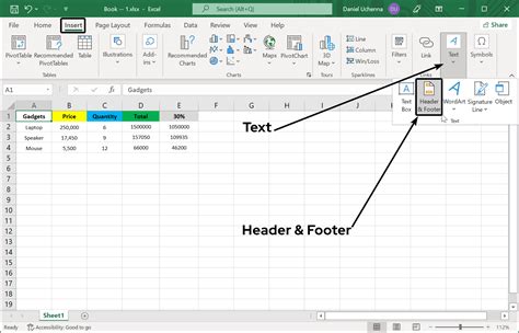 Image result for Excel Page Number