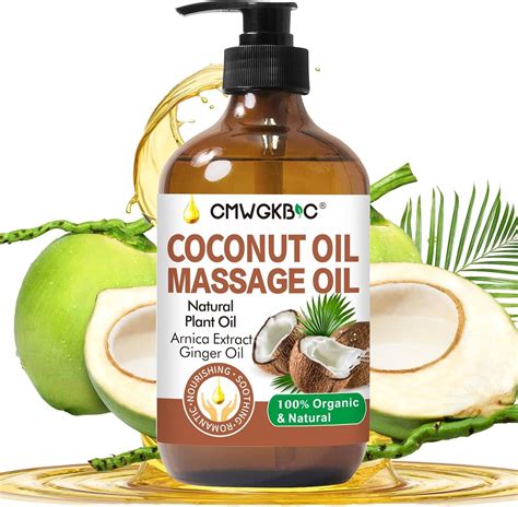 Amazon.com : Coconut Oil Massage Oil for Massage Therapy- Relaxing ...