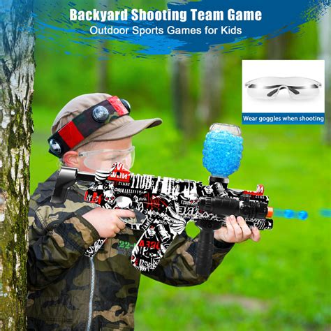 Buy Splatter Ball Blasters Automatic Gel Blaster Gun Gift for Adults ...