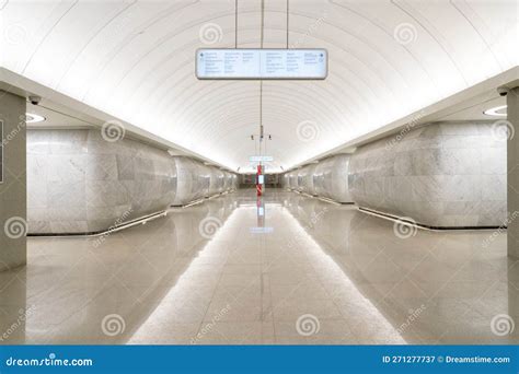 The Metro Station of the Bolshaya Koltsevaya Metro Line Marina Grove is ...