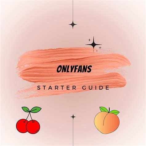 ONLYFANS STARTER GUIDE - Etsy