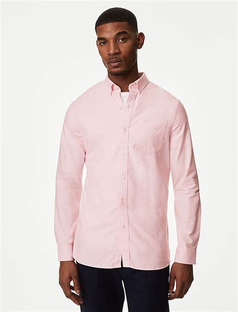 Buy Pure Cotton Oxford Shirt at Marks & Spencer