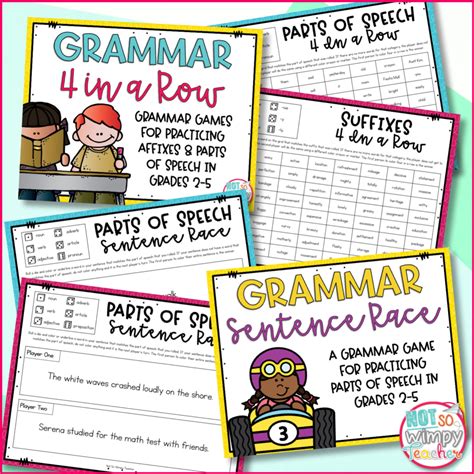 FREE Grammar Games Make Reviewing Grammar Fun and Easy - Not So Wimpy ...
