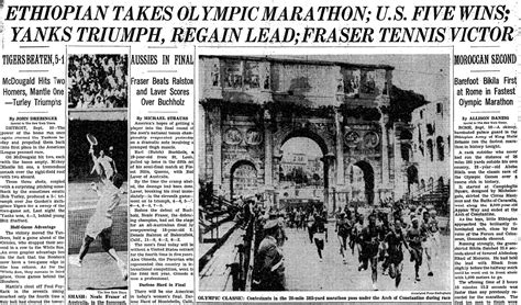 Abebe Bikila Rome 1960 The Olympics Marathon Runner Icon And PUMA