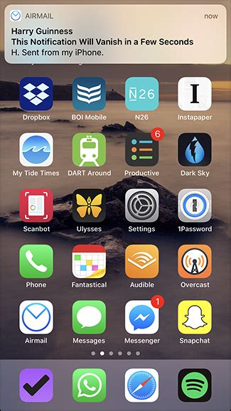 banner notifications