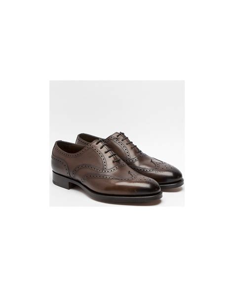 Edward Green Malvern Dark Oak Antique Calf Oxford Shoe | italist ...
