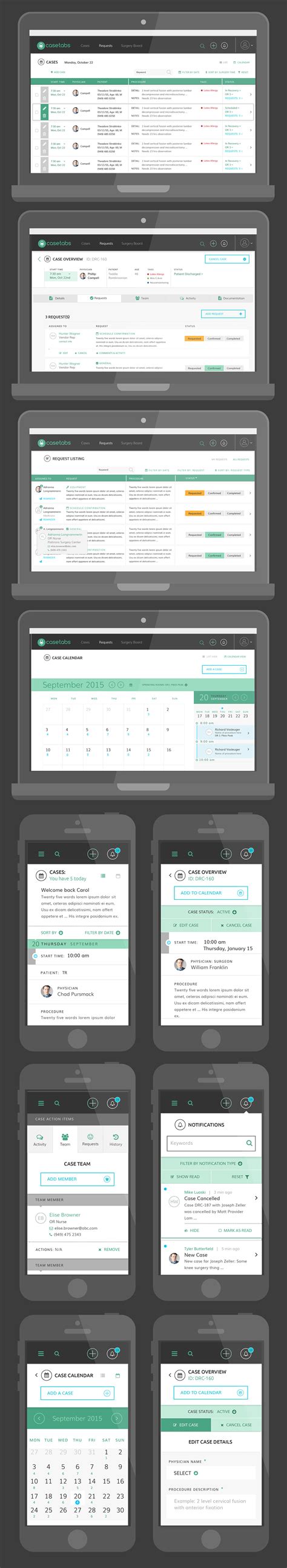 Casetabs App UI Design on Behance