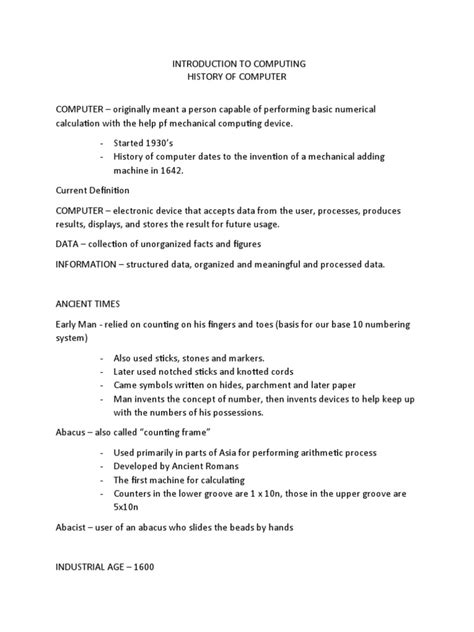 Image result for Computer Introduction Notes