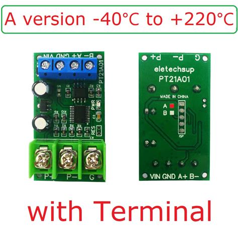 PT21A01 DC 12V -40~220 Celsius 1CH Celsius PT100 RTD Thermocouple ...