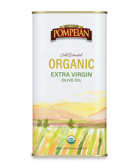 Buy Pompeian USDA Organic Extra Virgin Olive Oil, Cold Extracted, Mild ...