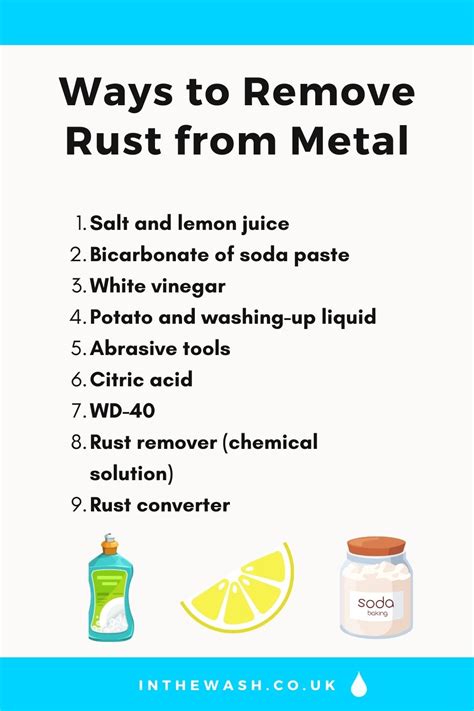 Image result for How to Remove Rust From a Metal Object