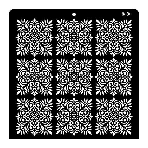 iCraft Multi-Surface Stencils - Perfect for Walls, DIY & Resin Art Pro
