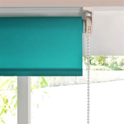 Buy DECO WINDOW Teal Translucent Roller Blind - 56x84" from Deco Window ...