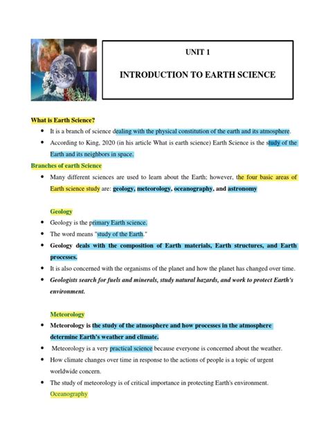 Introduction to Earth Science 的图像结果