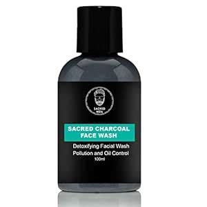 Sacred Men Charcoal Face Wash 100ml : Amazon.in: Beauty