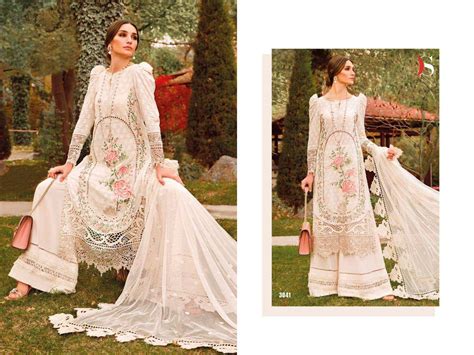 MARIA.B.LAWN VOUAGE A LUXE BY DEEPSY SUITS 3041 TO 3048 SERIES DESIGNER ...