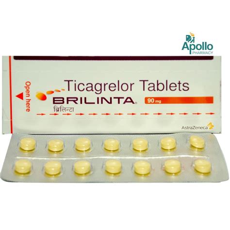 Brilinta 90 mg Tablet 14's Price, Uses, Side Effects, Composition ...
