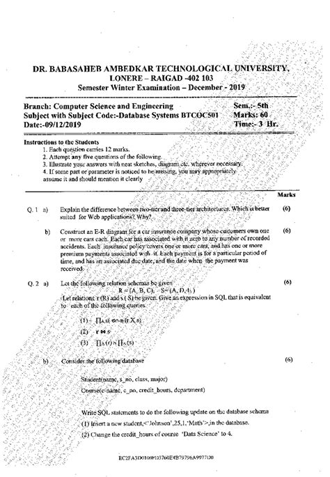 Database management system handwritten notes - Database Management ...