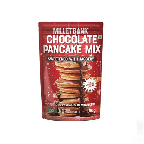Buy Premium Chocolate Millet Pancake Mix from Millet Bank