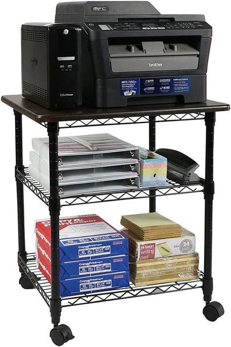 ApolloHardware Printer Stand Series / 3 Tier Printer Stand(Black) India ...
