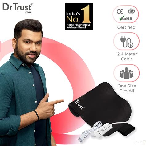 Dr Trust USA Velvet Therm Orthopedic Electric Heating Pad with ...