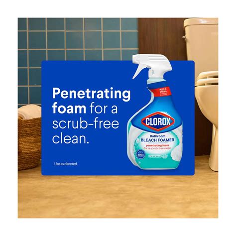Buy Clorox Bathroom Foamer with Bleach, Spray Bottle, Ocean Mist, 30 ...