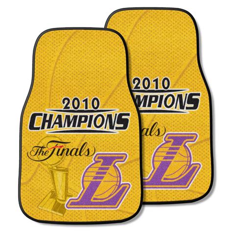 F-150 Carpet Front Floor Mats with Los Angeles Lakers 2010 NBA ...