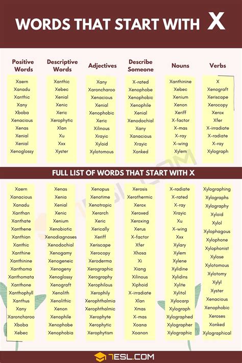 Words that Start with X Writing Words, Essay Writing, Writing Tips ...