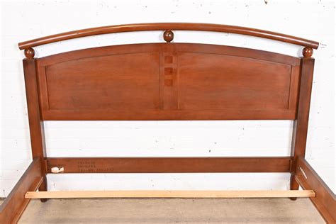 Ethan Allen American Dimensions Modern Cherry Wood Queen Size Bed at ...