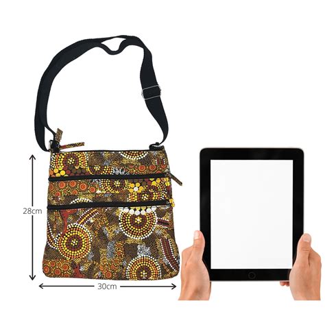 CROSS BODY CANVAS BAG, COLIN JONES COLS OF THE LAND - Bunabiri Australia