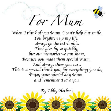 What Is A Mum Poem From Daughter