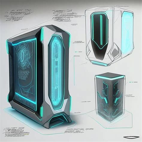 Futuristic Computer Case 的图像结果