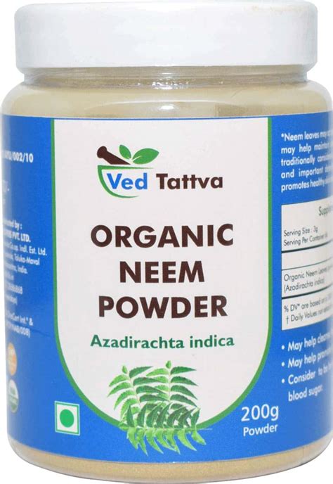 Buy GRAZING MEADOWS ORGANIC NEEM POWDER/NEEM LEAVES POWDER ...