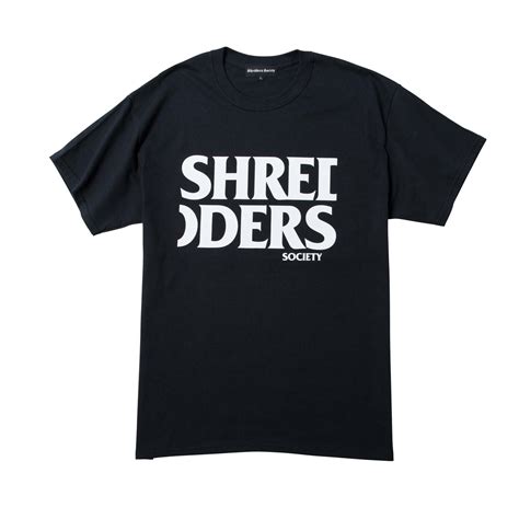 Skate Logo T-shirt Black | Shredders Society
