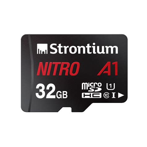Strontium Nitro A1 32GB Micro SDHC Memory Card 100MB/s A1 UHS-I U1 ...