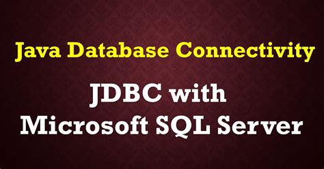 Download Microsoft JDBC Driver for SQL Server 的图像结果