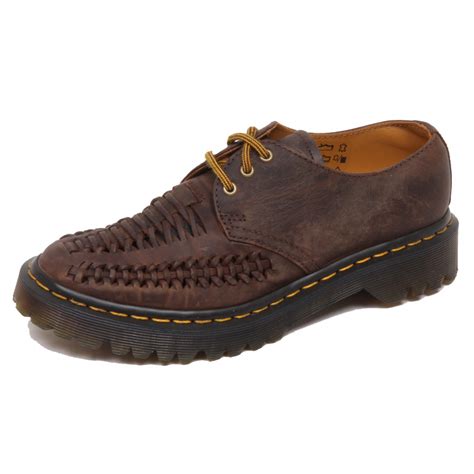 F2736 (NO BOX) scarpa donna DR. MARTENS forata vintage perforated shoe ...