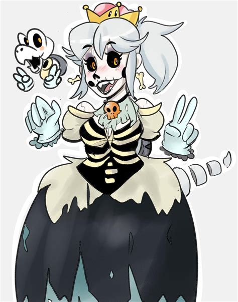 Super Crown Dry Bones | Peachette / Super Crown | Mario fan art, Super mario art, Super mario ...