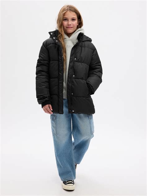 Kids Recycled Heavyweight Puffer Jacket | Gap