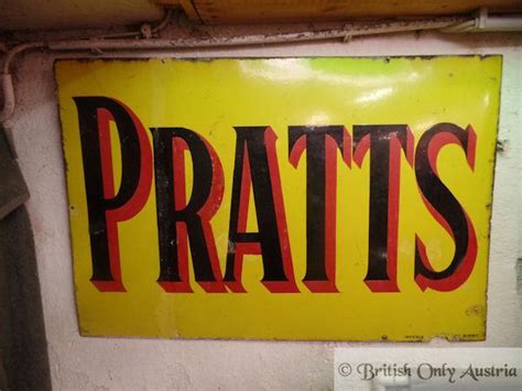 Pratts sign | BRITISH Only Austria Fahrzeughandel GmbH