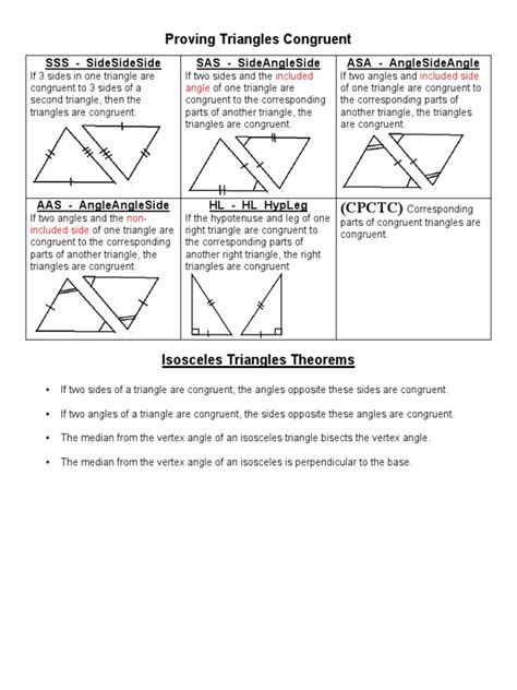 2015 Triangle Proofs Answers PDF | PDF | Triangle | Elementary Mathematics