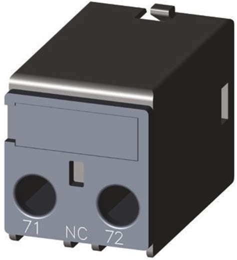 3RH2911-1BA01 Siemens | Siemens Auxiliary Contact, 1 Contact, 1NC, Snap ...